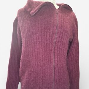 Women's Koru Burgundy Sweater